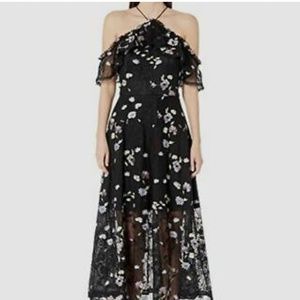 Monique  Lhuillier Embroidered Dress